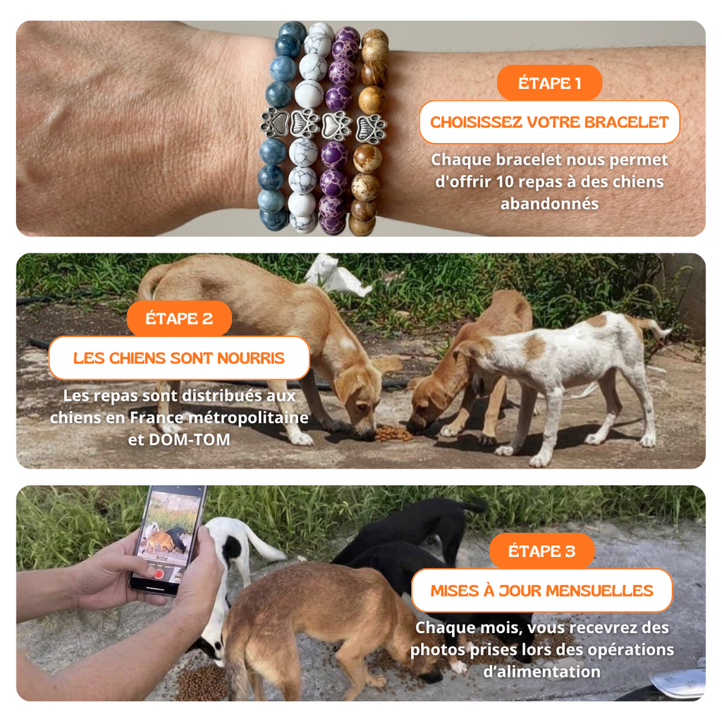 Bracelet Orchidée