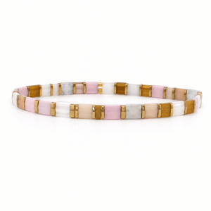 Bracelet Mosaïque Praline