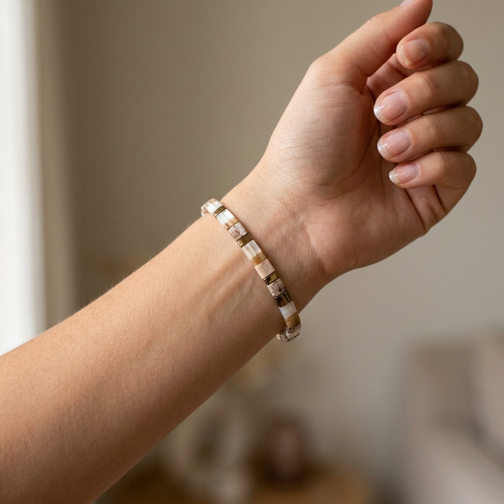 Bracelet Mosaïque Froment